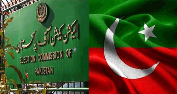 الیکشن کمیشن آف پاکستان کا کہنا ہے کہ پی ٹی آئی کو ممنوعہ فنڈز موصول ہوئے.